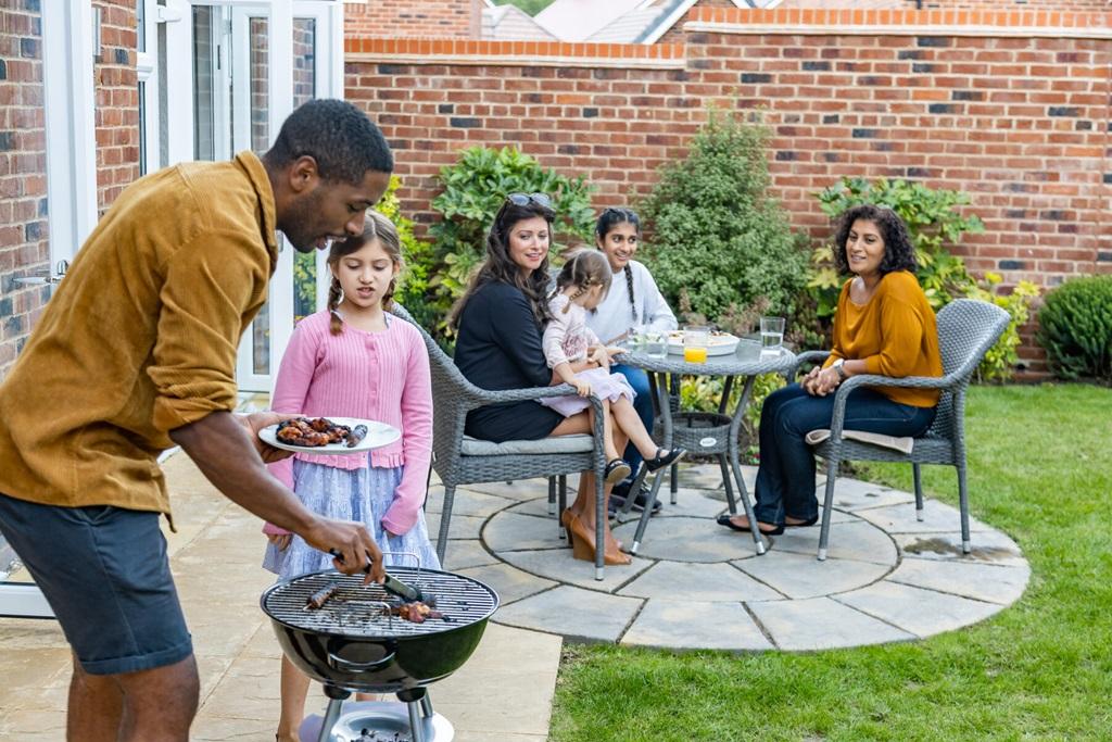 Relax in the garden with a cold drink and a BBQ