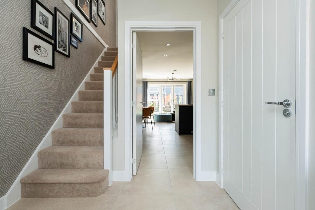 Light and airy hallway