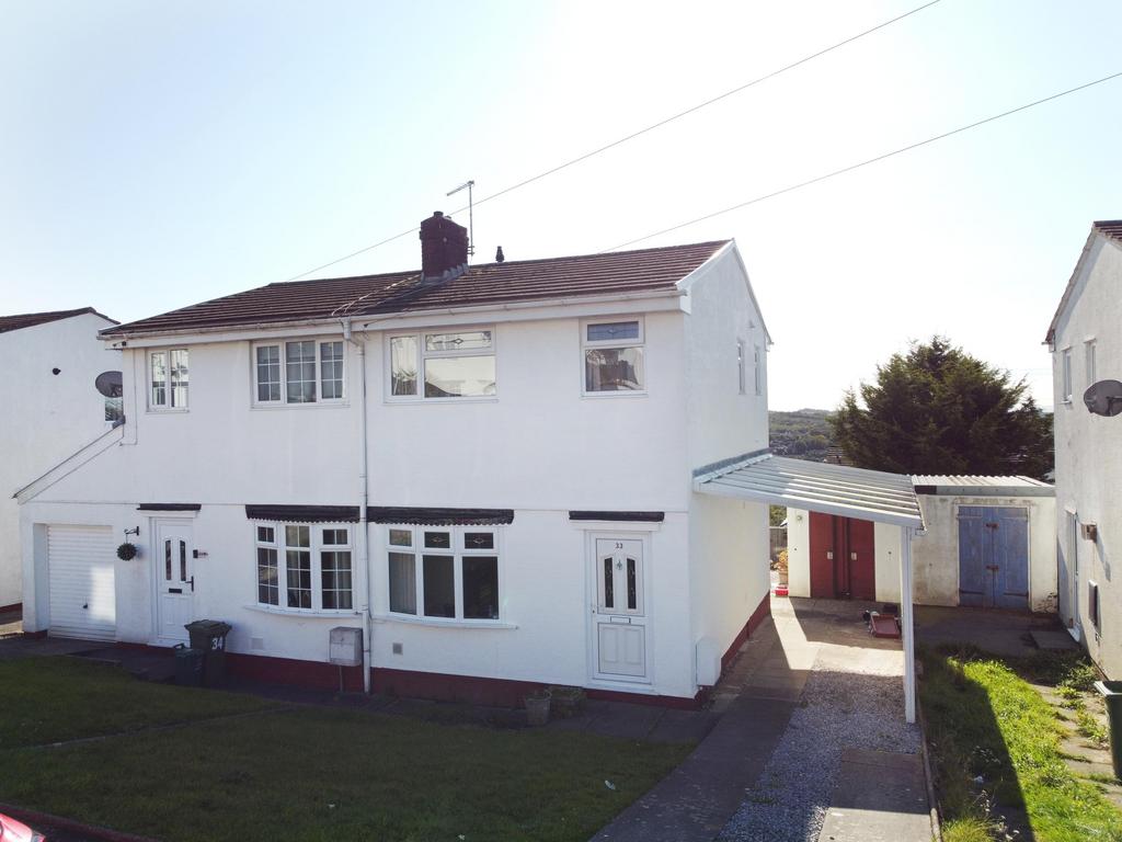 Meadow Rise, Brynna, CF72 9TB 2 bed semidetached house for sale £170,000