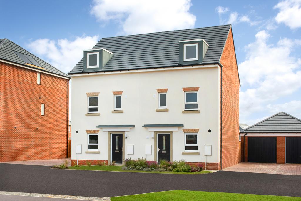 Outside view of 4 bedroom Woodcote home