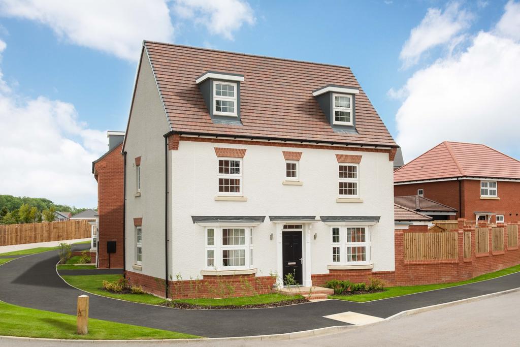 White rendered Hertford home