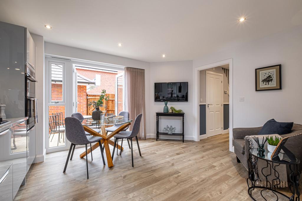 Interior view of the kitchen &amp; dining in our 4...