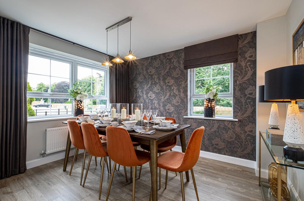 Interior view of the dining room in our 4 bed...