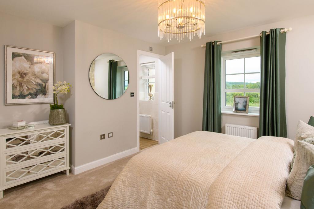 Main bedroom in the Lamberton show home