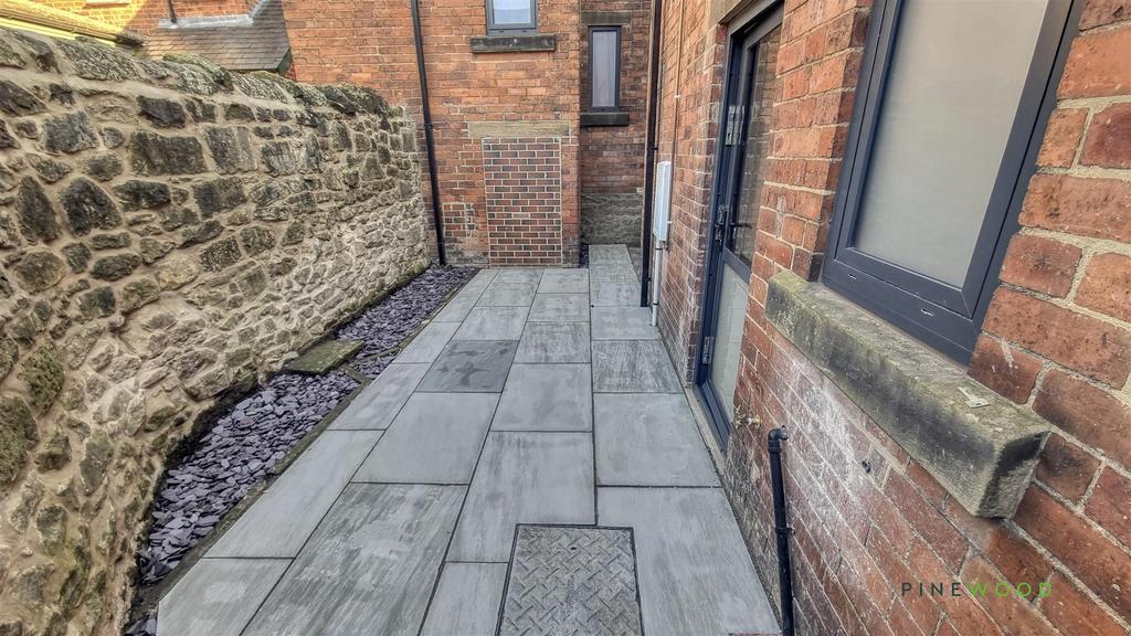 Rear courtyard