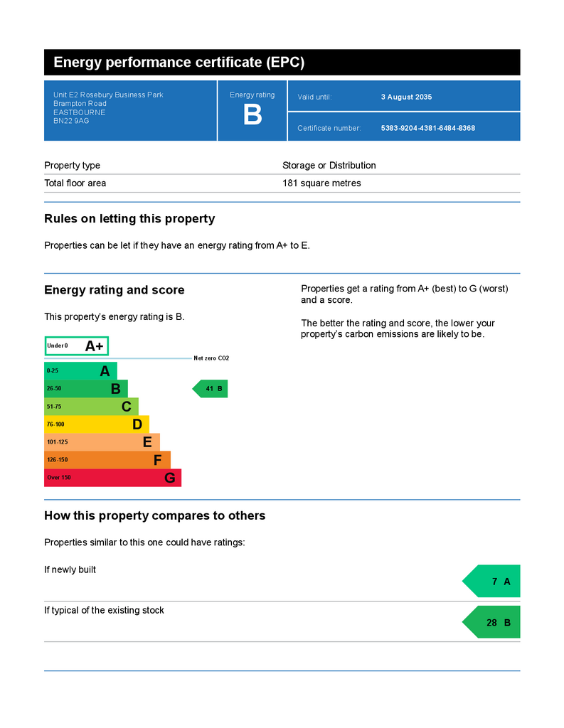 EPC Certificate