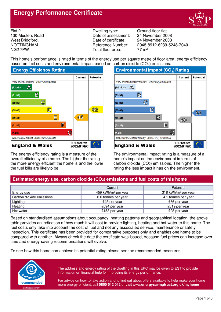 EPC Certificate