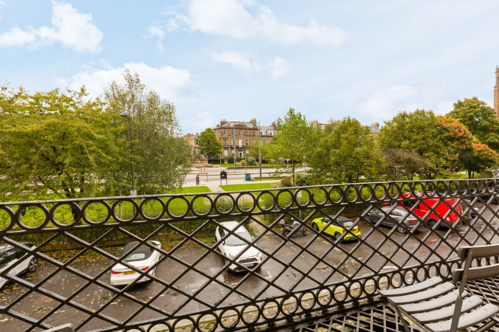 Balcony to front and rear