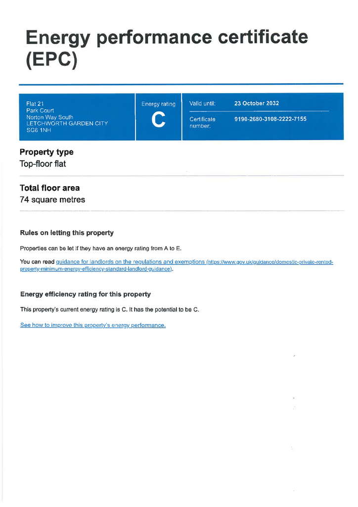 EPC (Contains public sector information licensed under the Open Government Licence v3.0.)