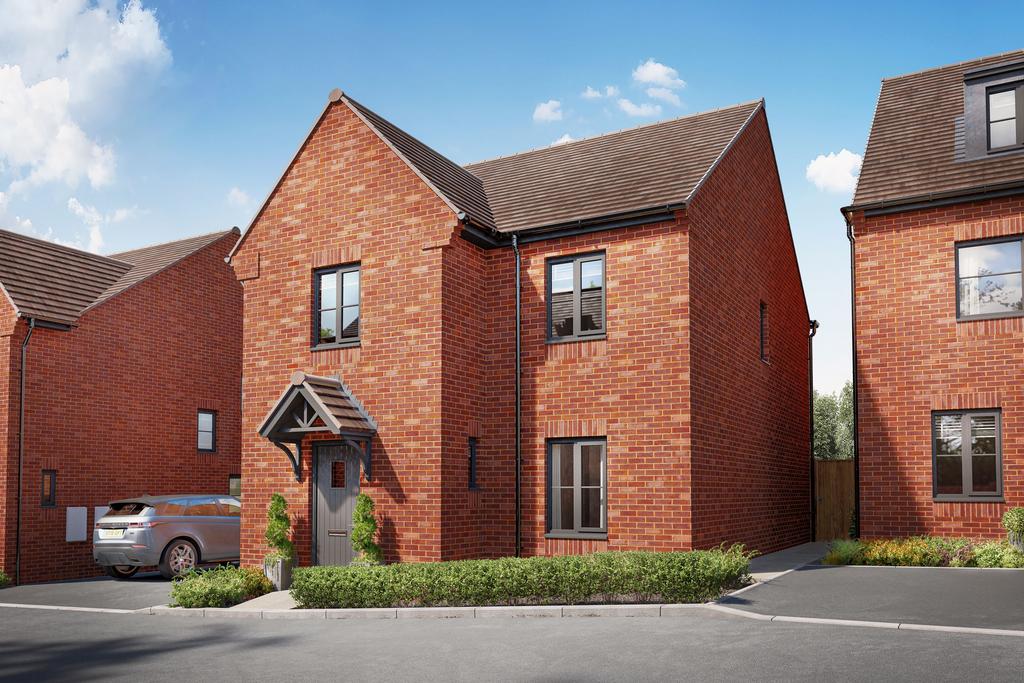 Exterior CGI view of our 4 bed Kingsley home