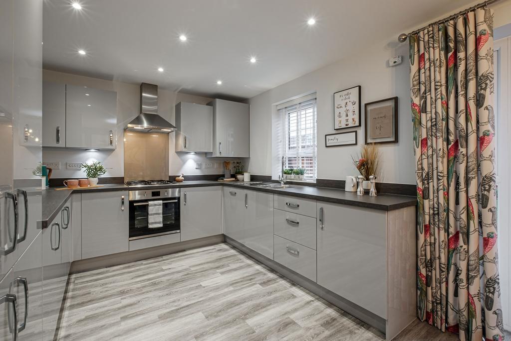 Interior view of the kitchen in our 4 bed...