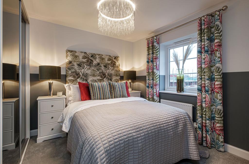 Interior view of Bedroom 2 in our 4 bed...