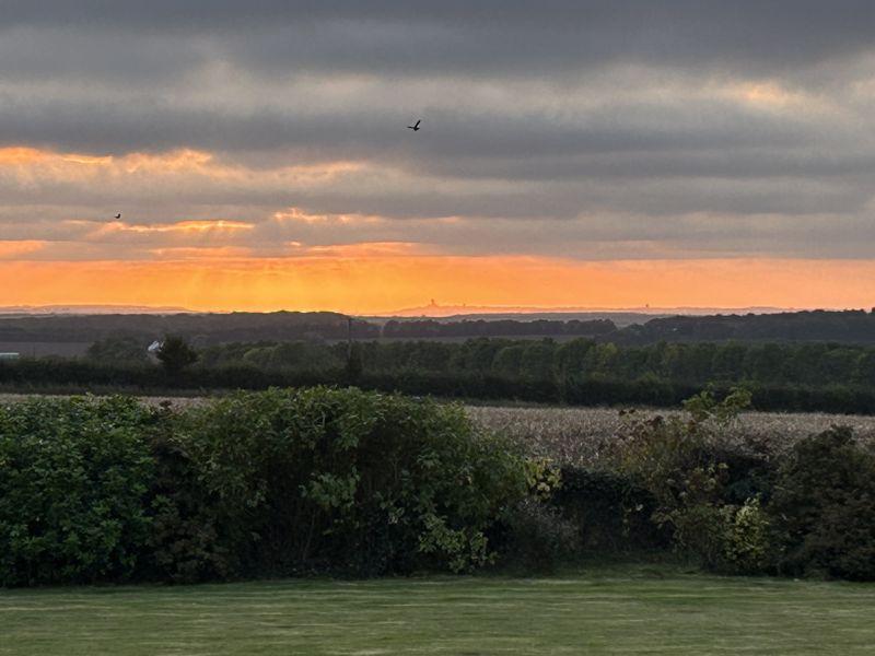 Sunset over Lincoln