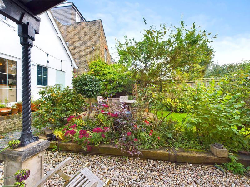 View to garden from