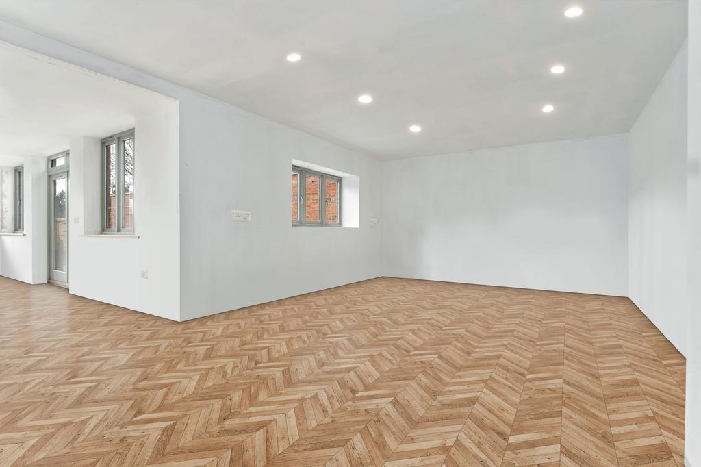 Virtually Staged Kitchen Area