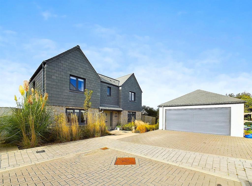 Front house, drive and garden