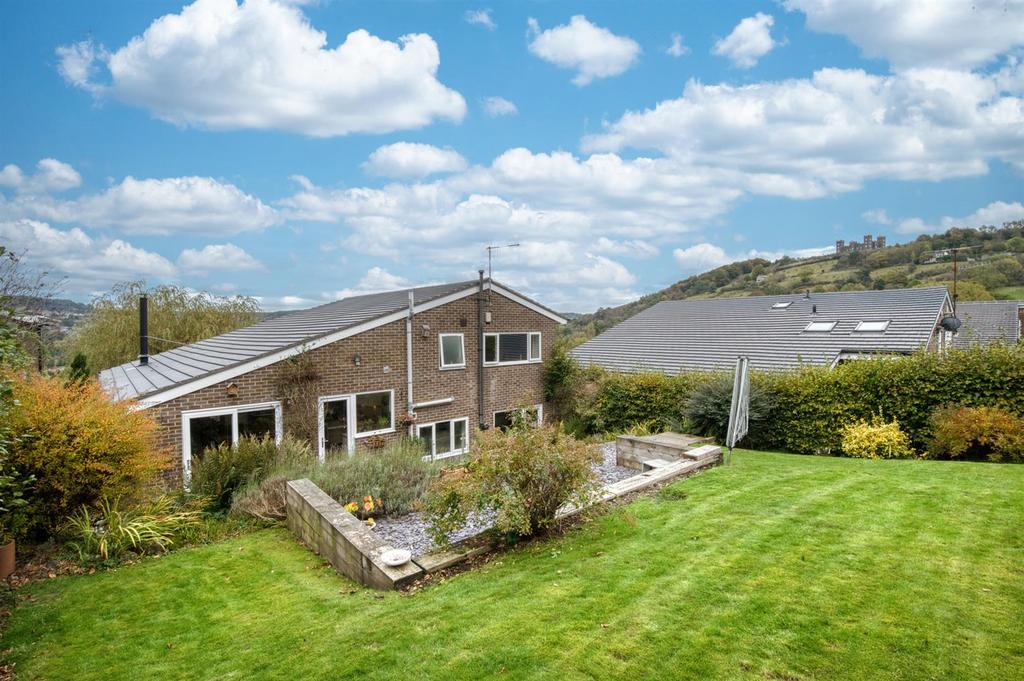 Rear of the home and view up to Riber.jpg