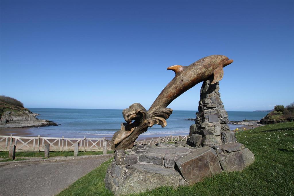 Aberporth Beach nearby