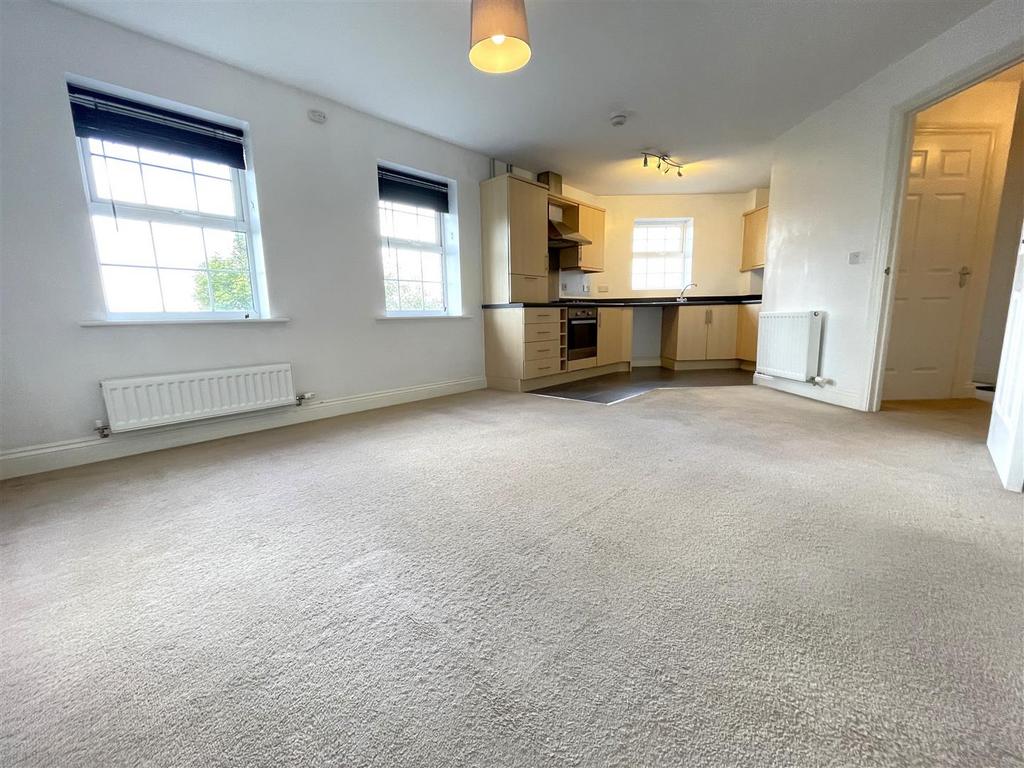 Open plan living dining kitchen