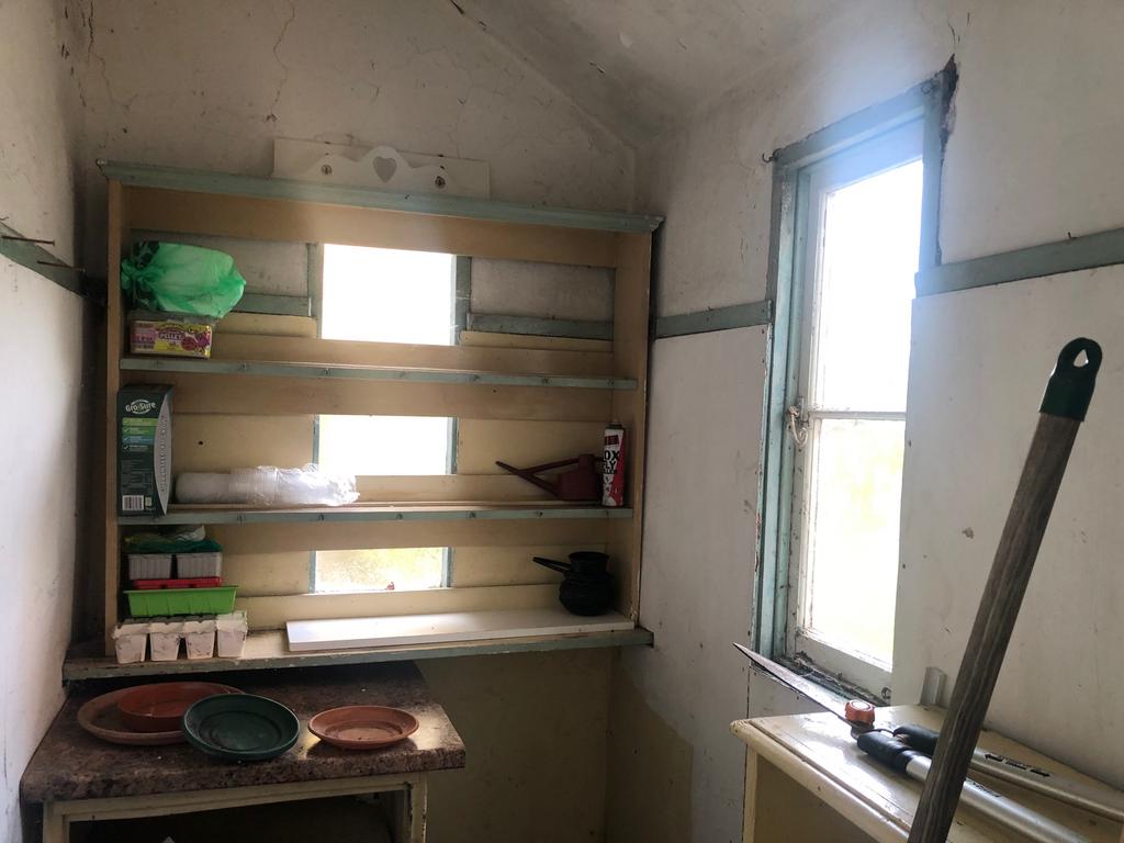 Outside pantry cupboard