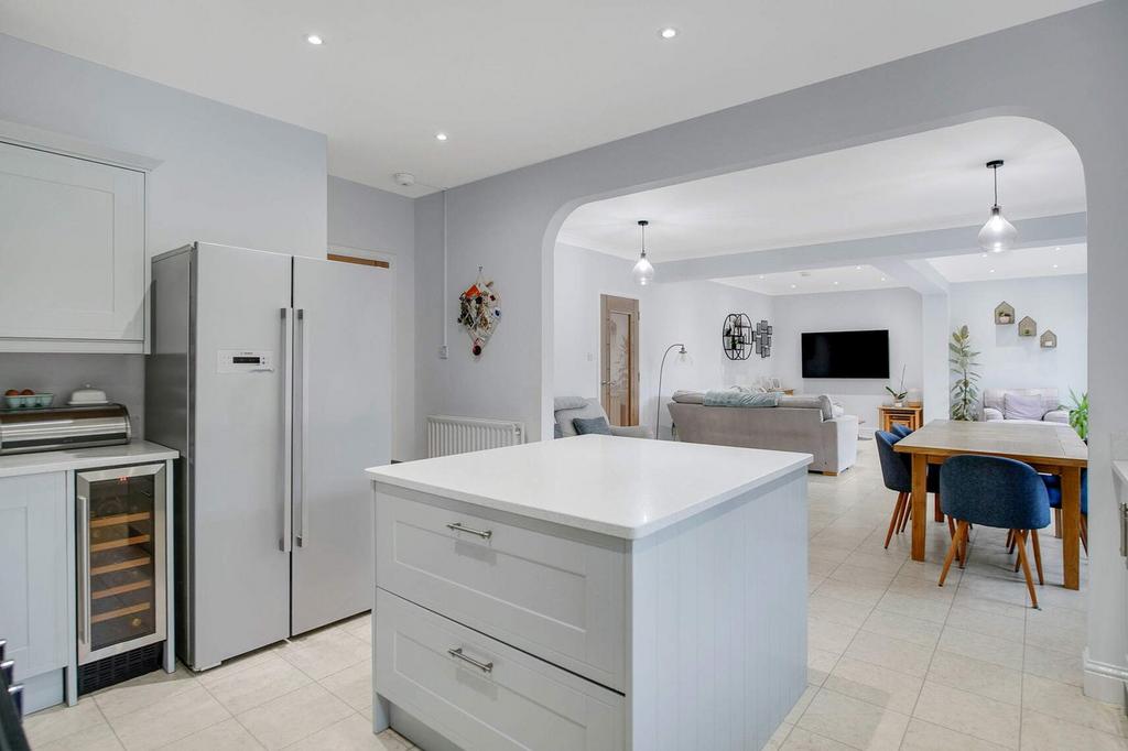 Kitchen to family room