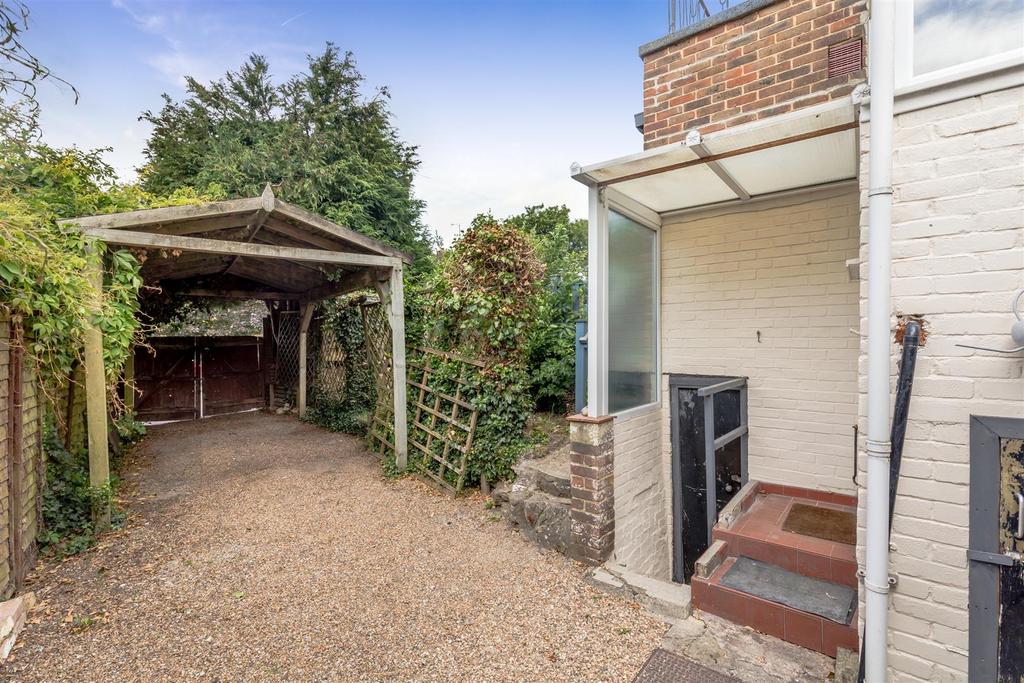 Driveway and access to cellar