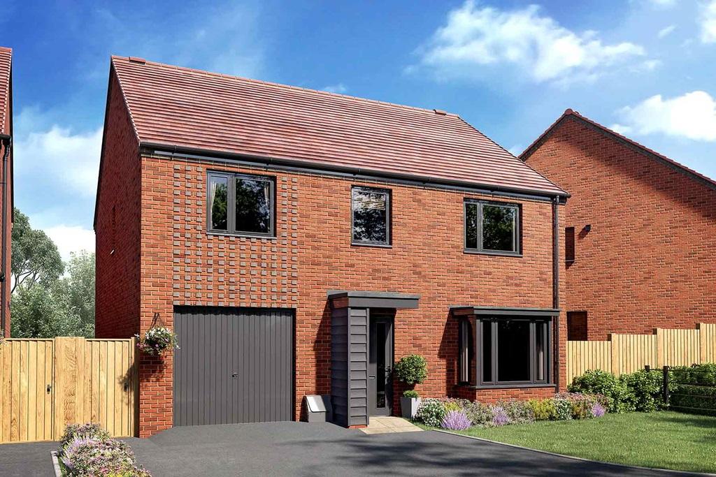 The Kingham Plot 225 at Glenvale... 4 bed detached house for sale £395,000