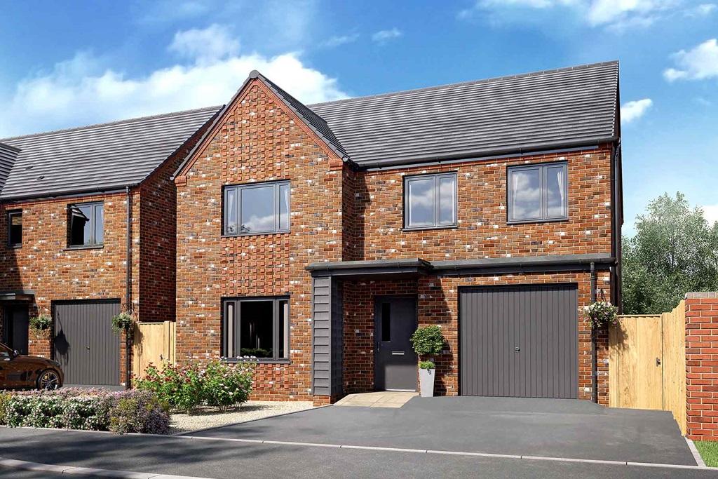 The Wortham Plot 226 at Glenvale... 4 bed detached house for sale £410,000