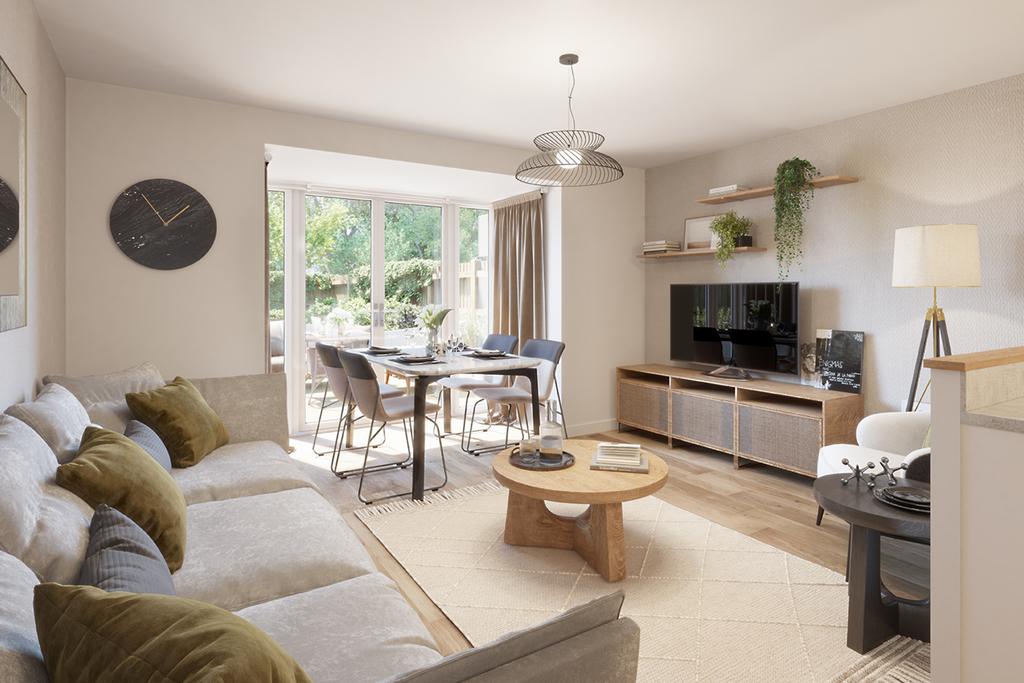 The Cannington kitchen and dining area