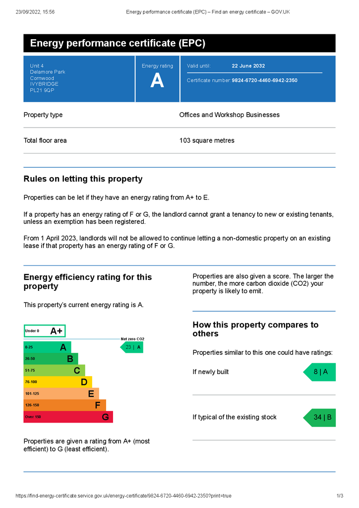 EPC Certificate