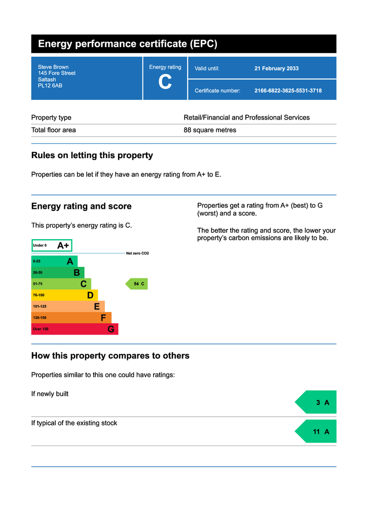 EPC Certificate