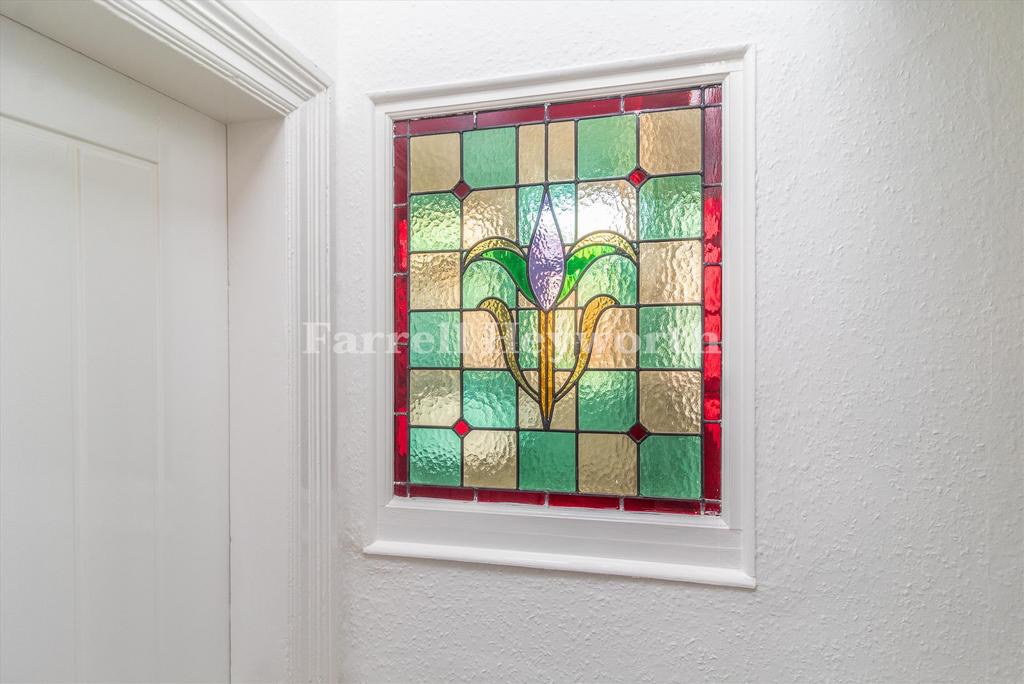 Stained glass featur