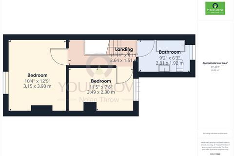 2 bedroom terraced house to rent, Brook Street, Northamptonshire NN1