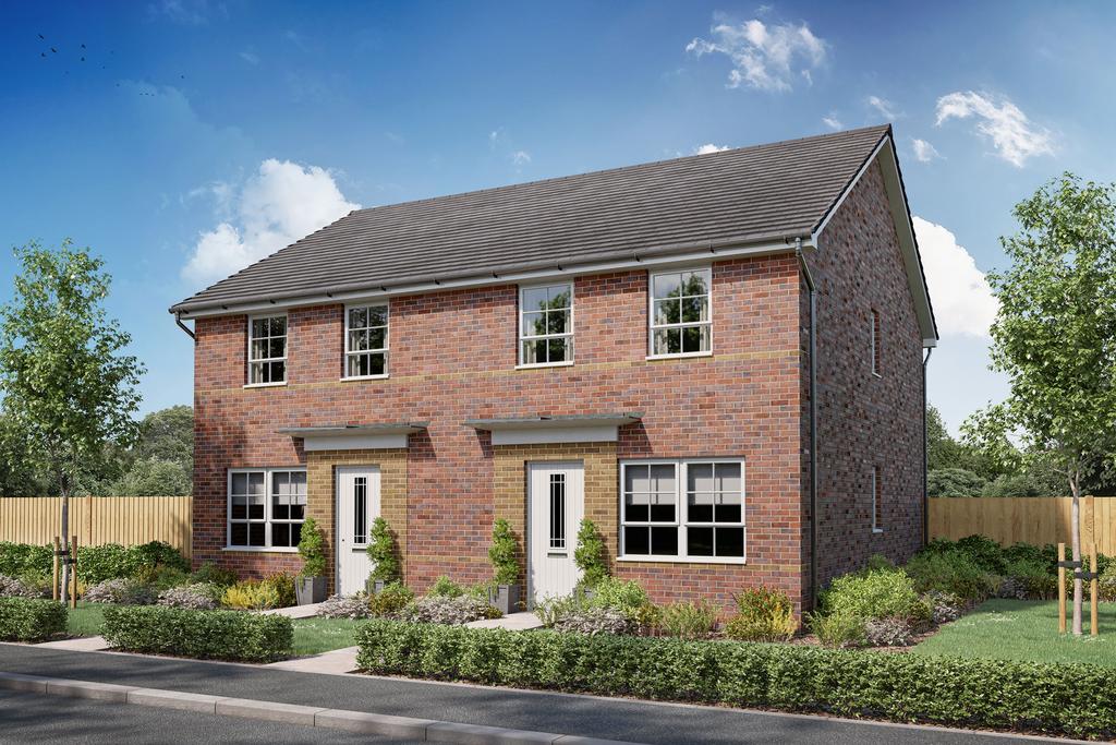 Exterior CGI view of our 3 bedroom Maidstone home