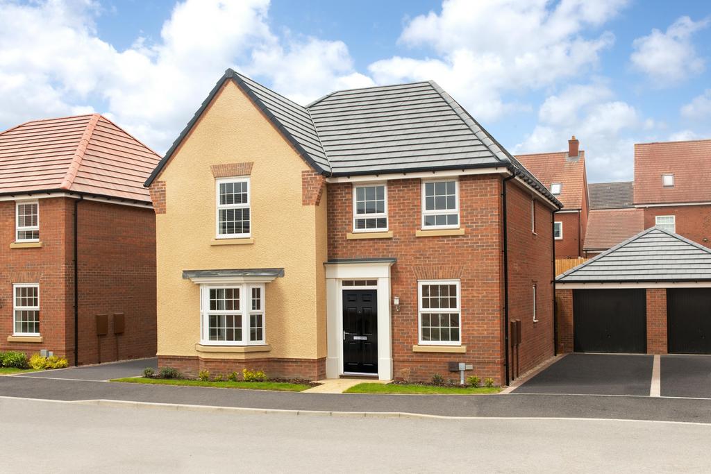 External view of the four bedroom Holden home