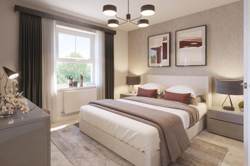 DWH EM The Skylarks CGI Fairway Bedroom