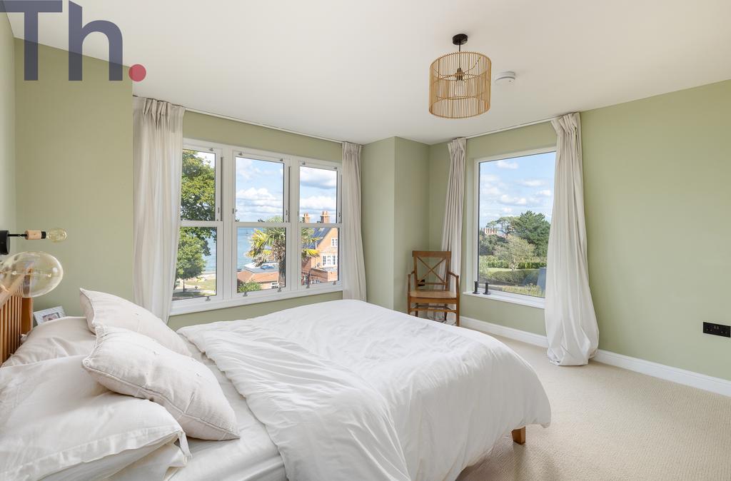 Bedroom 1 with sea views