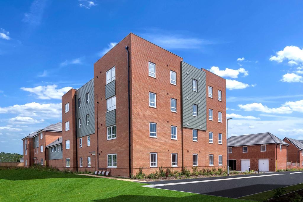 Hornsea at Barratt Homes at The... 2 bed apartment for sale £115,498