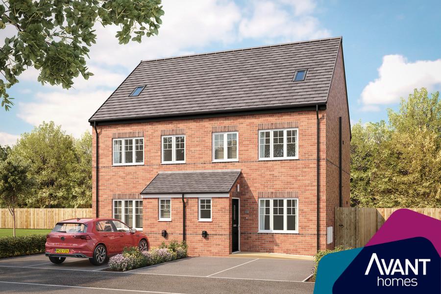 Plot 55 at Brompton Mews Cookson Way... 4 bed terraced house for sale