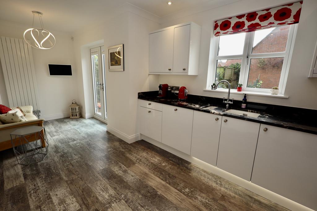 Kitchen with living area