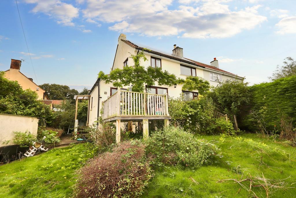 Rear elevation and garden