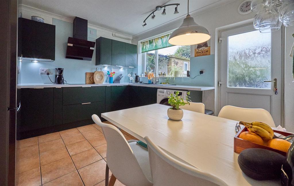 Refitted dining kitchen to rear