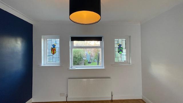 Stain glass window focal point