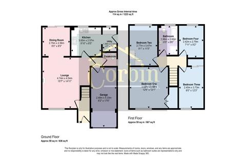 4 bedroom detached house for sale, Hood Close, Bournemouth, Dorset