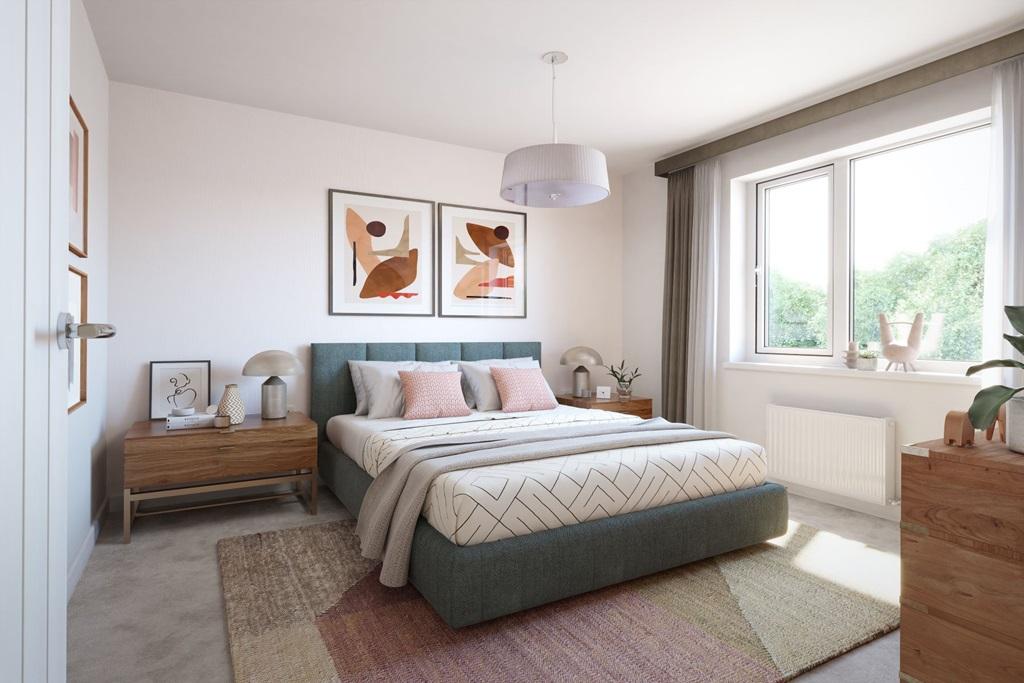 A bright and spacious double bedroom