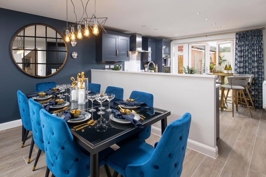 Open-plan family kitchen-diner