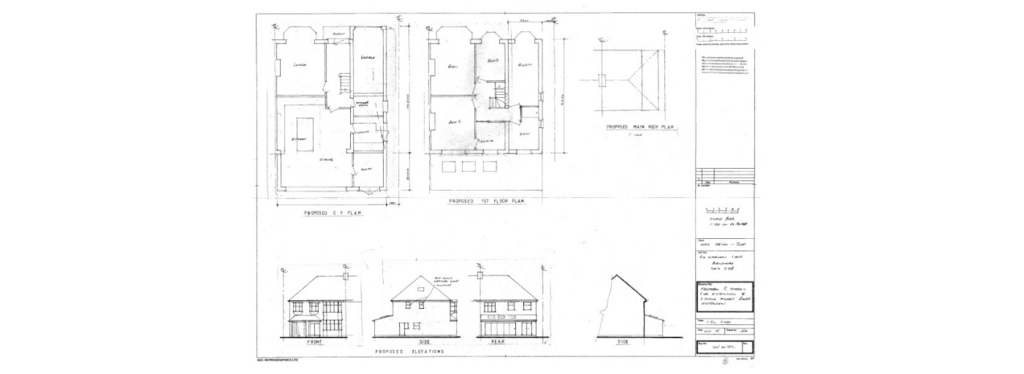 Plans For Extension