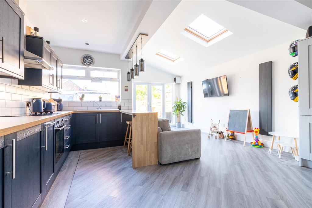 Open plan living kitchen