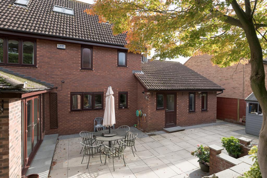 Rear of property