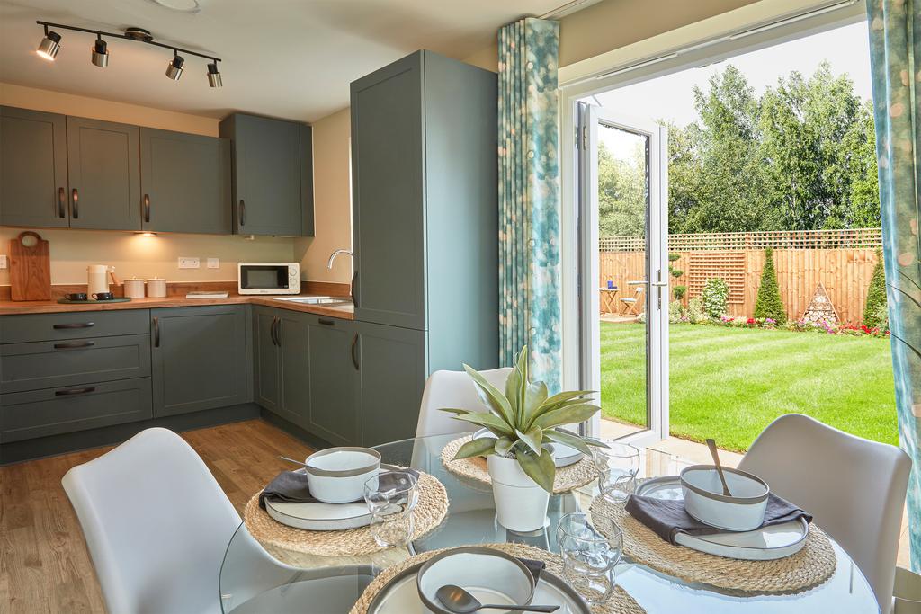 Open plan kitchen in the Moresby 3 bedroom home